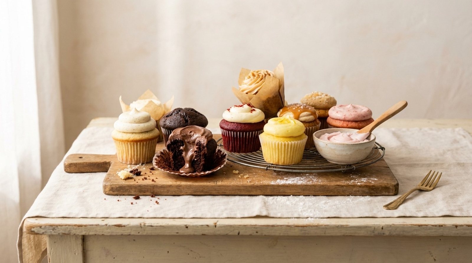 Cupcakes from The Bakehearth Cupcake Book